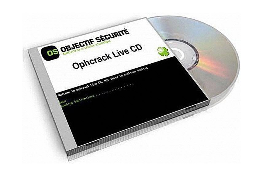 Ophcrack LiveCD
