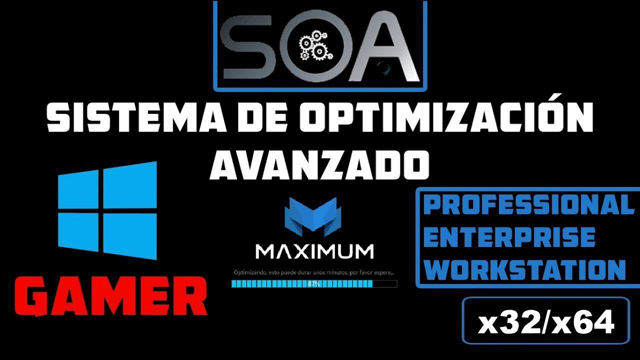 Windows 10 Gamer Maximum Full Español Aio 64 Bits Soa